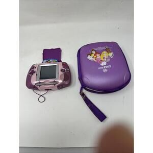 Pink Leapfrog Leapster Handheld Portable Learning Video Game Console Bundle Dora